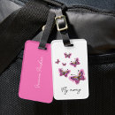 Search for butterfly luggage tags Beautiful