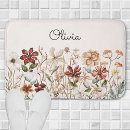 Search for boho chic bath mats Watercolor