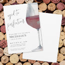Search for wine glass invitations Aged to perfection