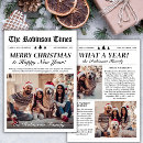 Search for year in review christmas cards Family newsletter