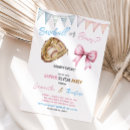 Search for baseballs or bows invitations Watercolor