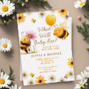 Search for honey bee gender reveal invitations Sweet little bee