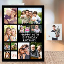 Search for giant 40th birthday cards Black