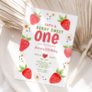 Search for berry sweet birthday invitations Gingham