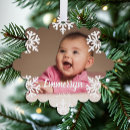 Search for baby girl first ornaments White