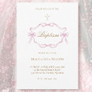 Search for ribbon baptism invitations Watercolor