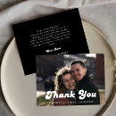 Search for retro wedding thank you cards Modern simple