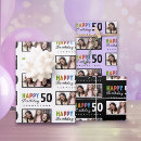 Search for 50th birthday wrapping paper Colorful