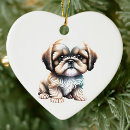 Search for shih tzu ornaments Puppy