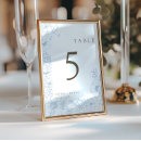 Search for double sided table cards Dusty blue