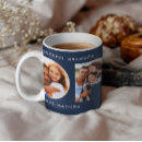 Search for navy blue mugs Typography
