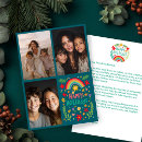 Search for rainbow holiday cards Pink