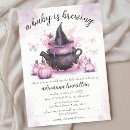 Search for spooky baby shower invitations Pink