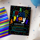 Search for jump and play birthday invitations Kids birthday party