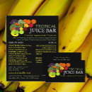 Search for juice business cards Fruit smoothies