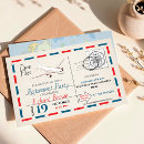 Search for travel retirement invitations Vintage