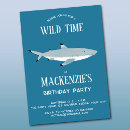 Search for shark party invitations Ocean
