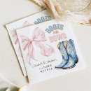 Search for gender reveal napkins Boots or bows