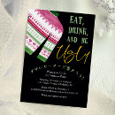 Search for red black christmas invitations Watercolor