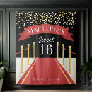 Search for red carpet party decor Sweet sixteen