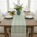 Search for sage green table runners Plaid
