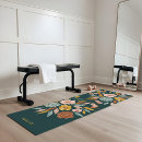 Search for floral yoga mats Botanical floral pattern
