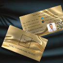 Search for self employed business cards Gold