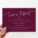 Search for cranberry wedding invitations Minimalist