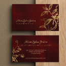 Search for burgundy business cards Gold