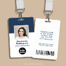 Search for barcode badges Business personnel staff employee