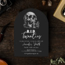 Search for black 30th birthday invitations Skull