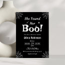 Search for she found her boo bridal shower invitations Spooky