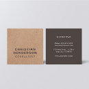 Search for brown business cards Kraft paper