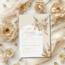 Search for boho 30th birthday invitations Pampas grass