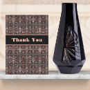 Search for art deco thank you cards Black