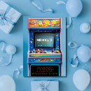 Search for tween birthday invitations Retro arcade birthday