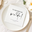 Search for sayings wedding napkins White