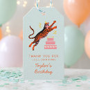 Search for kids birthday gift tags Tiger
