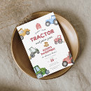 Search for blue tractor invitations Barnyard