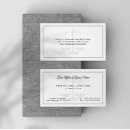 Search for linen business cards Elegant