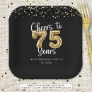 Search for 75th birthday paper plates Modern