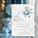 Search for oh baby boy shower invitations Bear