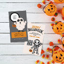 Search for halloween business cards Skeleton