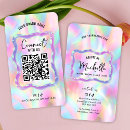 Search for opal business cards Holographic