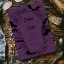 Search for halloween wedding save the dates Purple