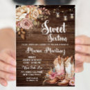 Search for rustic sweet 16 invitations Boots