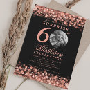 Search for rose gold 60th birthday invitations Sixty and fabulous