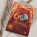 Search for red and gold 60th birthday invitations Sixty and fabulous