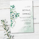 Search for emerald blue wedding invitations Monogram back