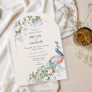 Search for peacock invitations Blue